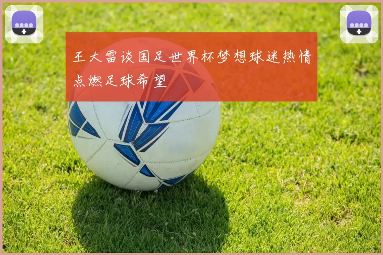 王大雷谈国足世界杯梦想球迷热情点燃足球希望